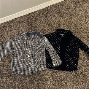 Toddler boy button up